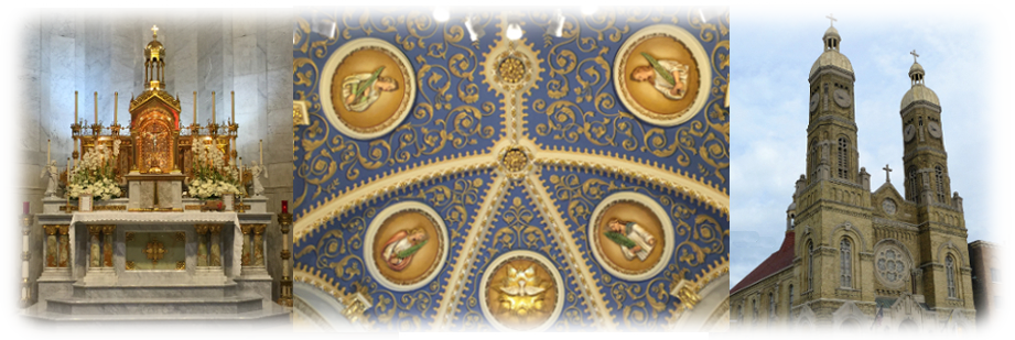 altar-sanctuary dome-front of church