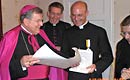 Papal Medal Bestowed upon Institute Member