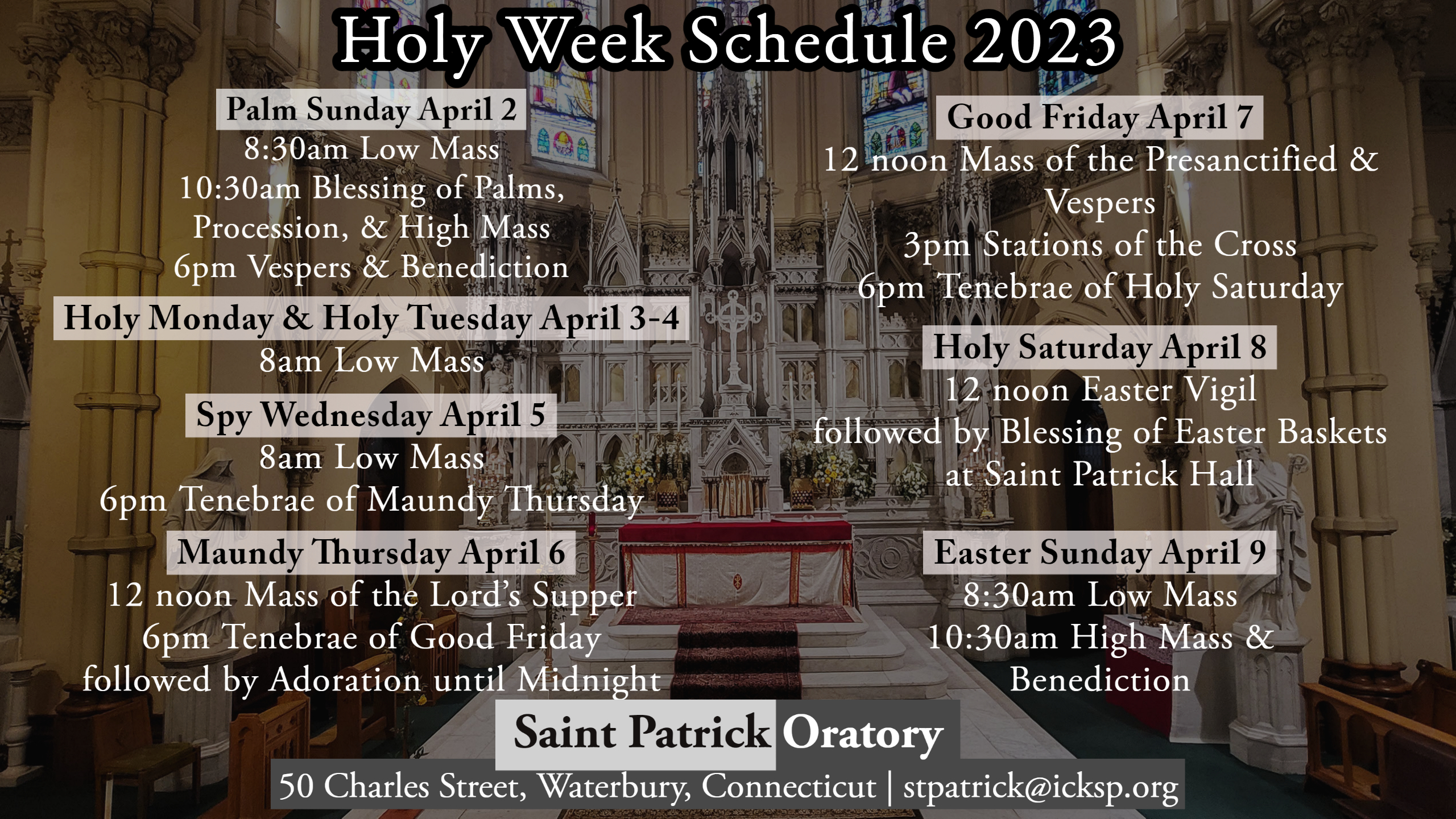 Holy Week 1