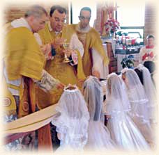 Latin Mass: First Holy Communions