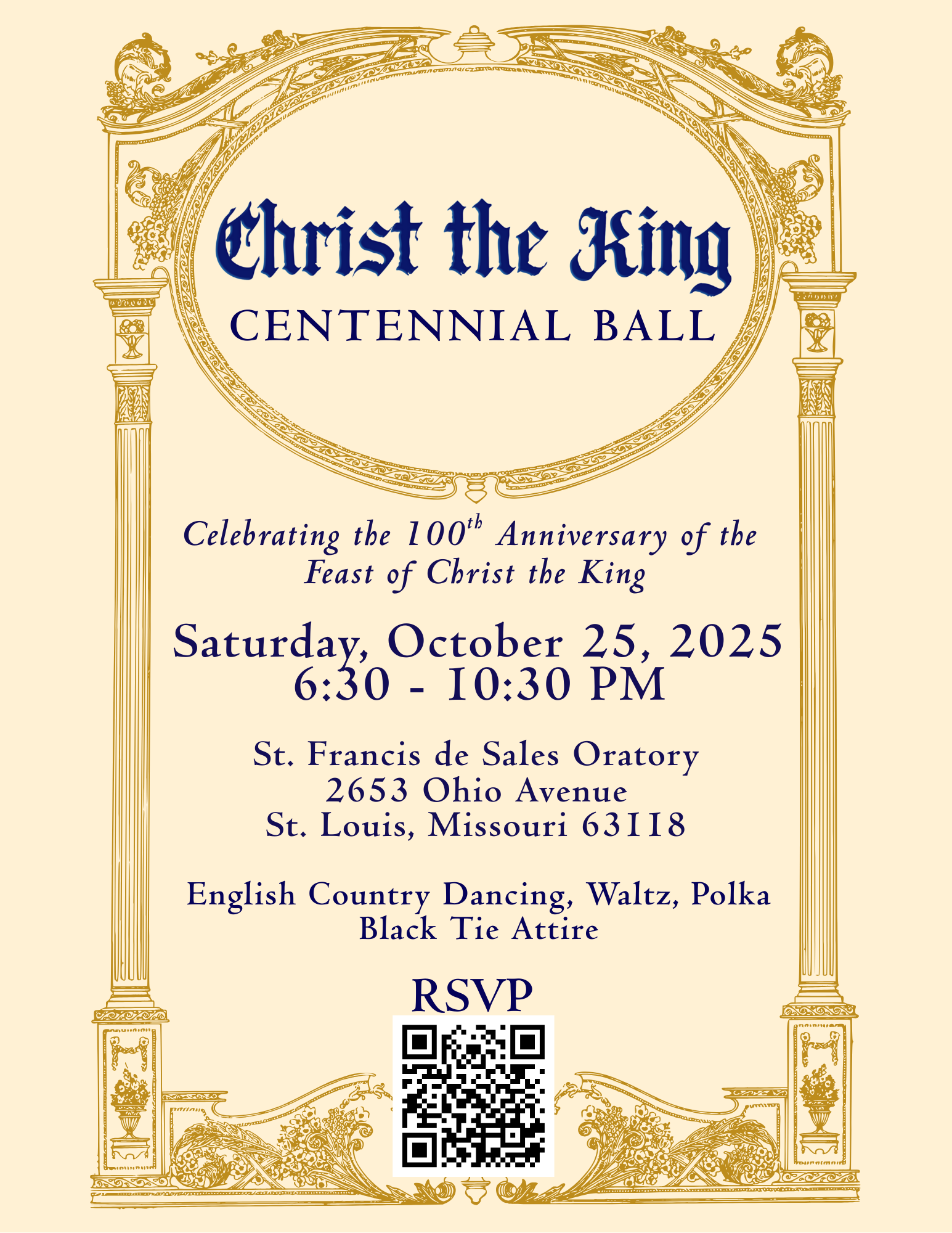 2025 08 Ball Promo Poster PNG Christ the King