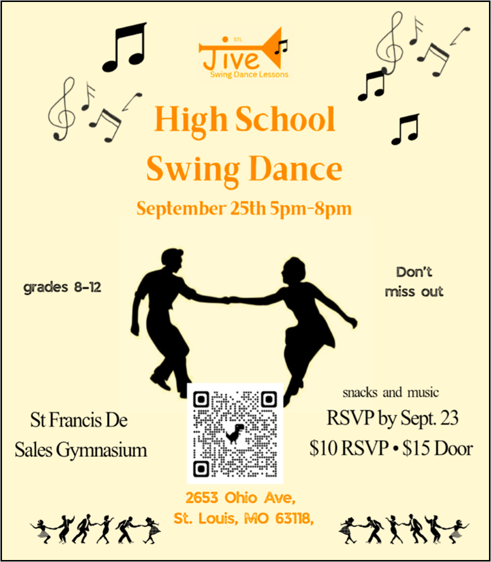 High School Swing Dance Sept 2026