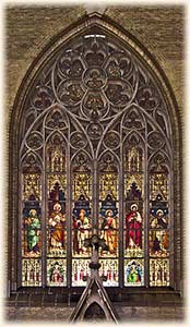 stained glass window