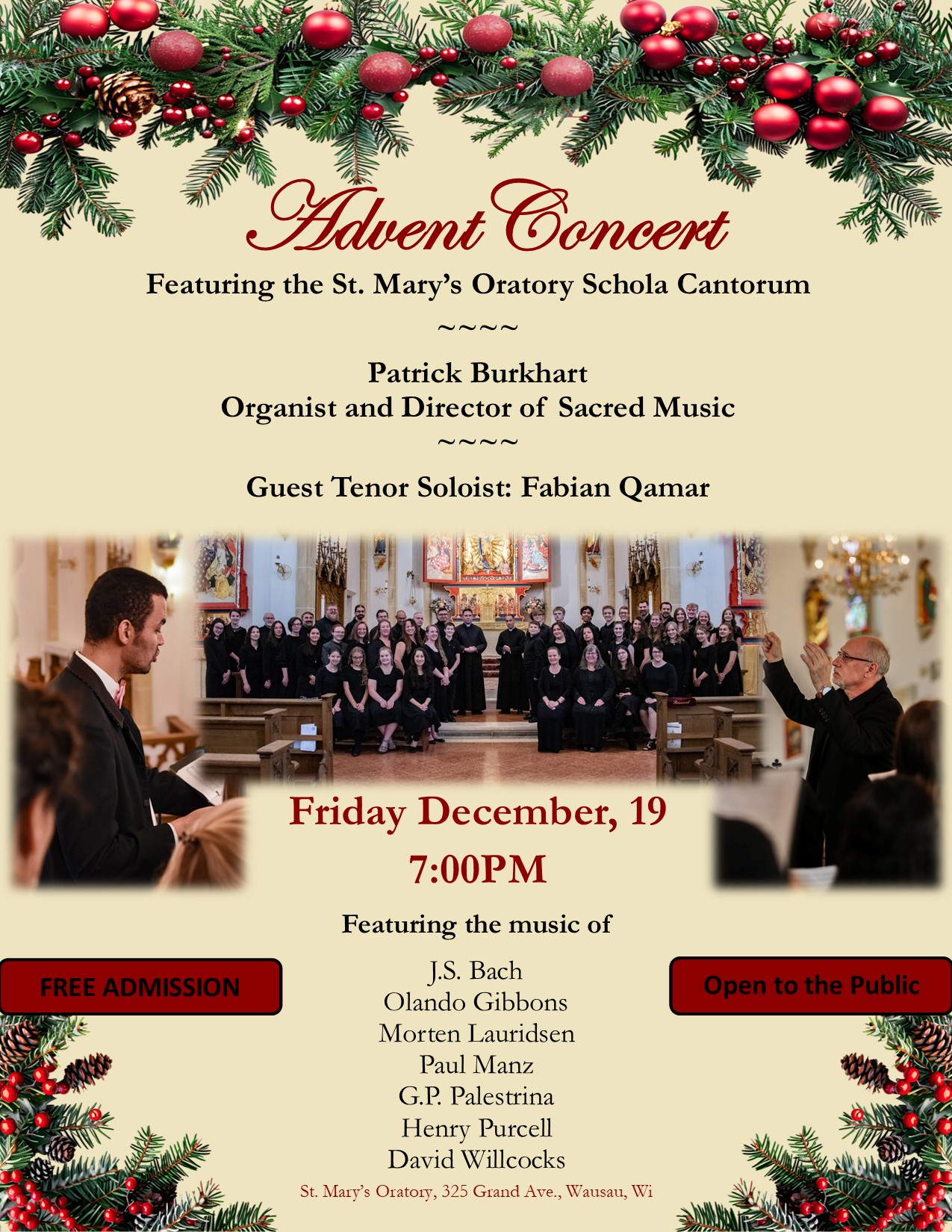 St. Mary's Advent Concert 2025